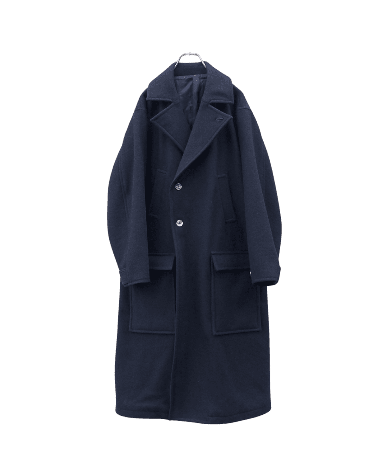 Double Balmacaan Coat